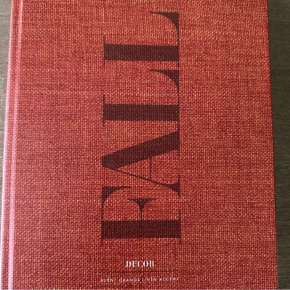 Orange Fall Decor Accent Stackable Book - Picture 8 of 10
